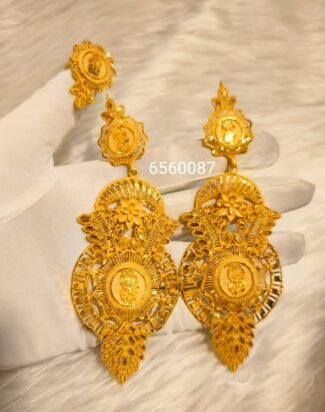 Beautiful Designer 2 Gram Gold Earring Set For Women D.N- E5445