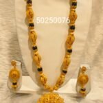 African Women Designer 2% Gold Plated Necklace Set