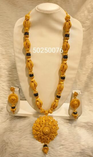 African Women Designer 2% Gold Plated Necklace Set