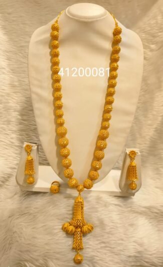 Moroccan Stylish Beautiful Long Necklace Earring Set