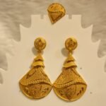 Beautiful Designer 2 Gram Gold Earring Set For Women D.N- E5448