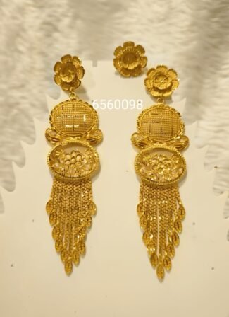Beautiful Designer 2 Gram Gold Earring Set For Women D.N- E5450