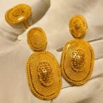 Beautiful Designer 2 Gram Gold Earring Set For Women D.N- E5451
