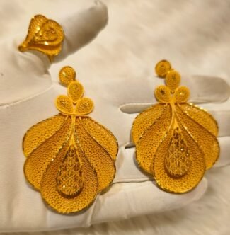 Beautiful Designer 2 Gram Gold Earring Set For Women D.N- E5452