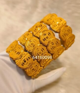 Attractive African Designer 3% Gold Plated Bangle Set For Women
