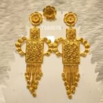 Beautiful Designer 2 Gram Gold Earring Set For Women D.N- E5437