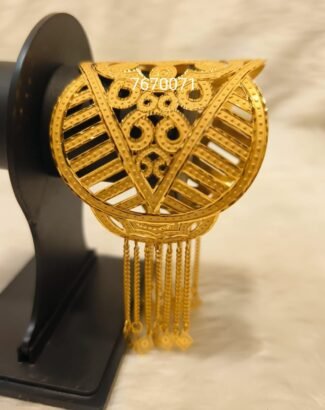 Latest African Designer 3% Gold Plated Bangle Set For Women