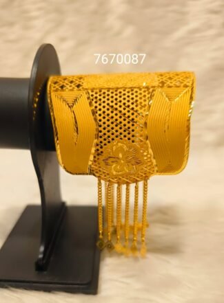 Latest African Designer 3% Gold Plated Bangle Set For Women