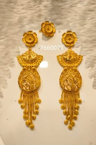 Beautiful Designer 2 Gram Gold Earring Set For Women D.N- E5439