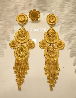Beautiful Designer 2 Gram Gold Earring Set For Women D.N- E5440