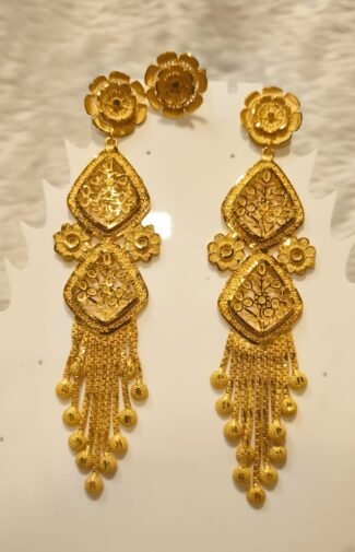 Beautiful Designer 2 Gram Gold Earring Set For Women D.N- E5431