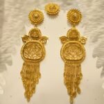 Beautiful Designer 2 Gram Gold Earring Set For Women D.N- E5433