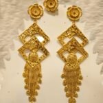Beautiful Designer 2 Gram Gold Earring Set For Women D.N- E5434