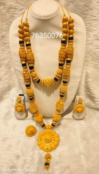 2 Gram Gold Stylish Long Necklace For Women