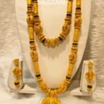 African Designer Night Party Wear Long Necklace Set
