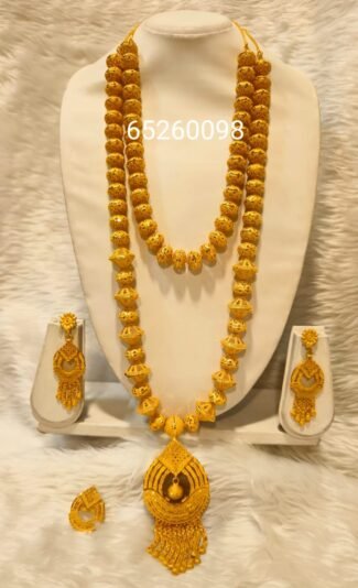 African Designer Party Wear Long Necklace Set