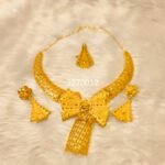Beautiful African Designer 2 Gram Gold Necklace Set For Women
