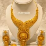 Stylish African Designer 2 Gram Gold Necklace Set For Women
