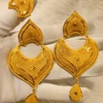 Beautiful Designer 2 Gram Gold Earring Set For Women D.N-E5430