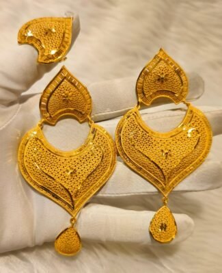 Beautiful Designer 2 Gram Gold Earring Set For Women D.N-E5430