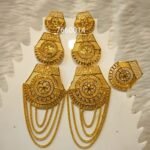Beautiful Designer 2 Gram Gold Earring Set For Women D.N-E4426