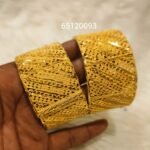 African Designer 3% Gold Plated Bangle Set For Women