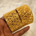 African Designer 3% Gold Plated Bangle Set For Women