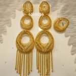 Beautiful Designer 2 Gram Gold Earring Set For Women D.N- E4424