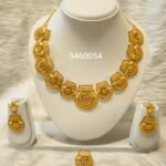 Stylish African Designer 2% Gold Necklace Set For Women