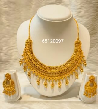 Beautiful Designer African Women Medium Necklace and Earring Set