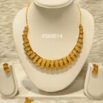 Beautiful Design African Women 2 Gram Plated Necklace and Earring set