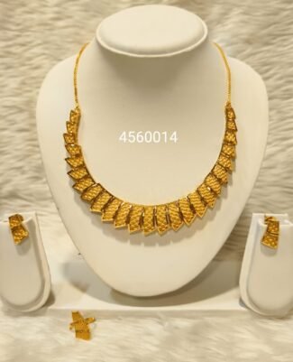 Beautiful Design African Women 2 Gram Plated Necklace and Earring set