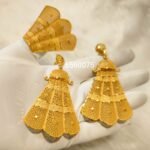 New Premium Gold Platted Designer Earrings For Women D.N- E1051