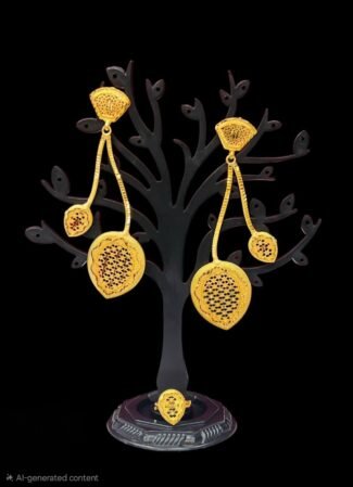 African Earring, Finger Ring D.N- 1031