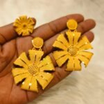 Party Wear African Glorious Trendy Earrings with Finger Ring D.N- E1058