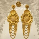 Dubai Beautiful Fashionable Designer Trendy Party Earrings with Ring D.N- E1044