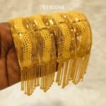 Beautiful Designer 3 Gram Gold Bangles For Women's