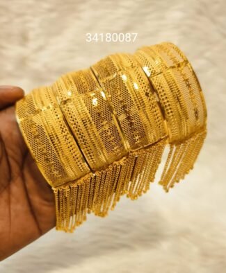 Beautiful Dubai Designer 2 Gram Gold Bangle For Women