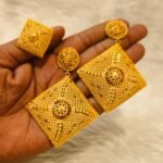 New 2023 Trendy Beautiful Wedding Earrings with Ring D.N- E1039