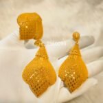 New Trendy Beautiful Wedding Earrings with Ring D.N- E1040