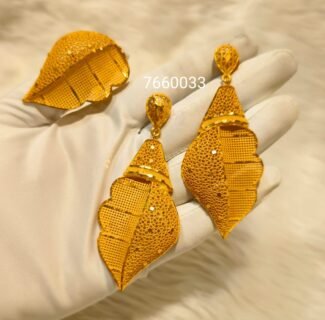 Trendy African Fashionable Designer Earrings with Ring D.N- E1034