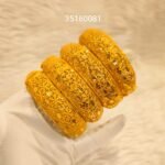 Beautiful African Designer 3 Gram Gold Bangle For Women