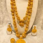 African Style Long Necklace Set