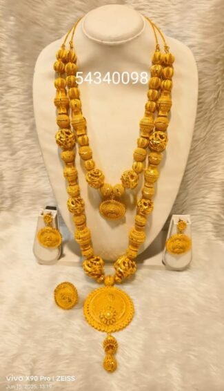 African Style Long Necklace Set