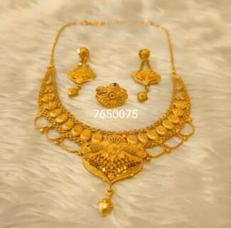 African New Designer 2%Gold Plated Necklace Set for Women