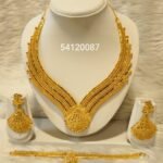 Designer 2%Gold Jewellery Necklace & Earring Set For Women