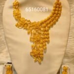 New Dubai Stylish Party Wear Wedding Necklace Set For Women