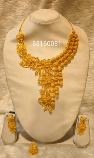 New Dubai Stylish Party Wear Wedding Necklace Set For Women