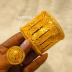 New Modal African Design Evening Party Bracelet Ring Set For Women