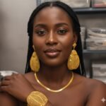 Beautiful Designer Party Wear Necklace Bangle Set For Women